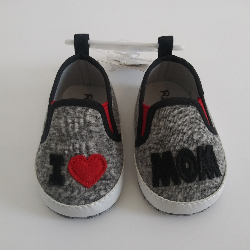 Infant Soft Sole I Love My Mom Sneakers